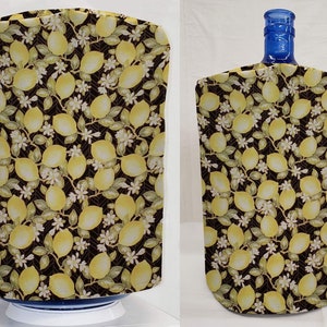 Lemon Blossoms Water Bottle Cover for 3 or 5 Gallon Bottles