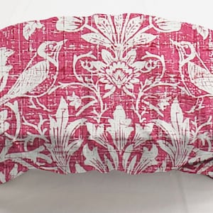 Pink Floral Damask Electric Skillet Cover