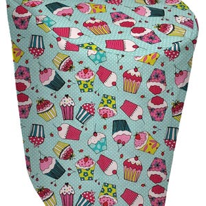 Teal Cupcake Cover Compatible with Ninja Creami Ice Cream Maker