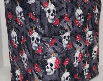 Skulls Webs & Roses Cover Compatible for Kitchenaid Stand Mixer (Sizing Chart Located in Item Details)