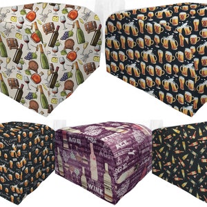 Beer or Wine Cover Compatible with Ninja Foodi Grill and Griddle (5 Patterns Available)