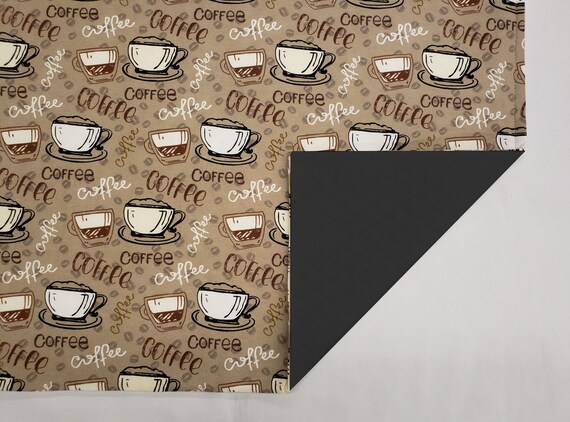 Morning Coffee Cover and Protector for Flat Stove Top by Penny's Needful  Things (Canvas Black) 