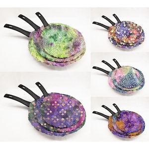 Batik Tie Dye Non-Stick Pan Protector (Set of 3) 6 Colors Available