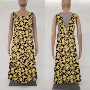 Lemon Blossoms Cross Back Apron