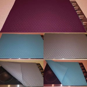 Quilted Cover and Protector for Flat Stove Top