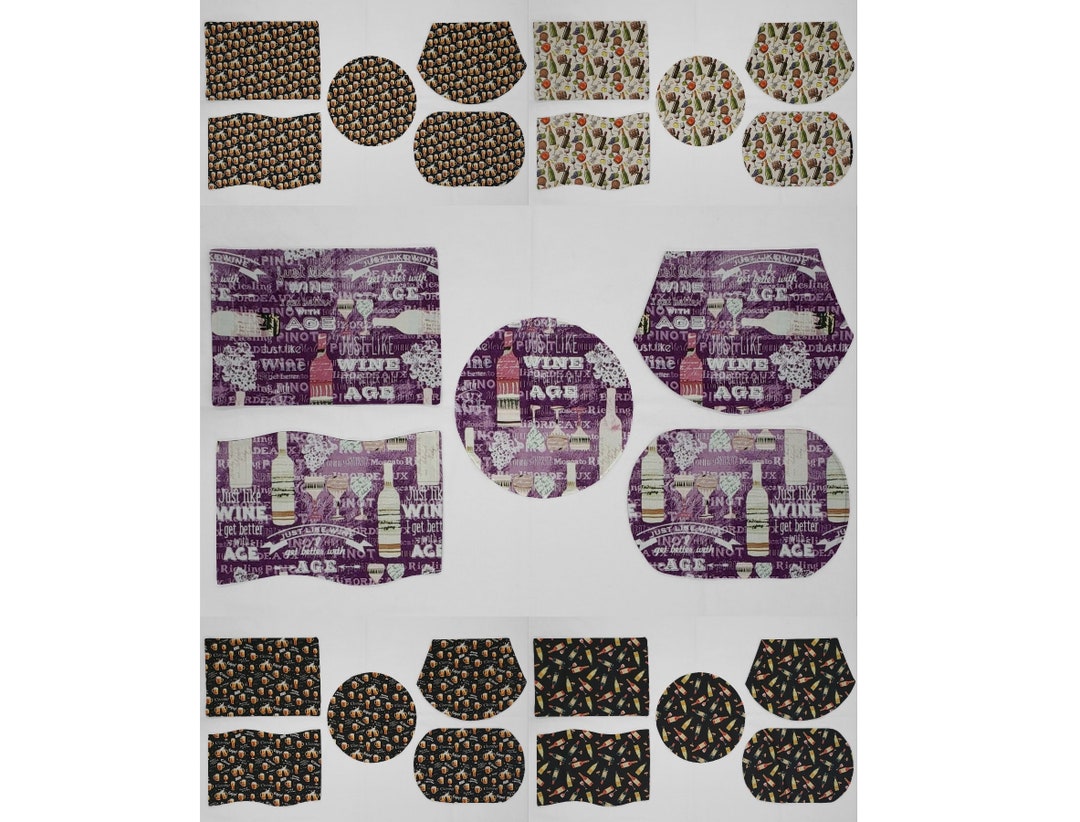 Beer or Wine Placemats (5 Patterns Available) - Etsy