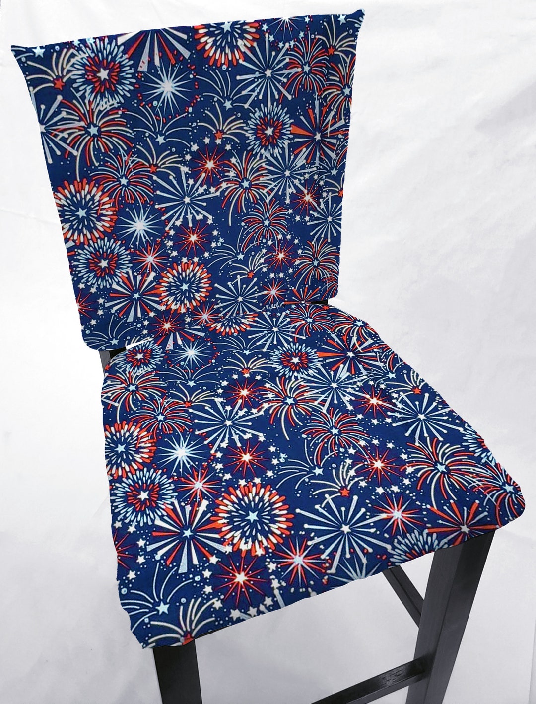 Americana Dining Room Chair Back Covers or Seat Covers Etsy
