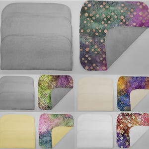 Batik Tie Dye Washcloths (Set of 4) (5 Patterns Available)