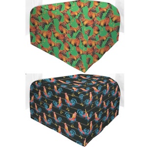 Roosters Cover Compatible with Ninja Foodi Grill and Griddle (2 Colors Available)