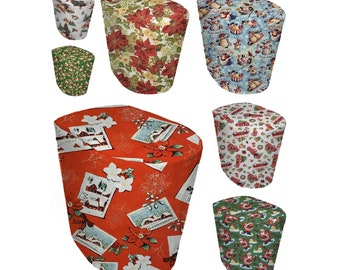 Christmas Cover Compatible with Keurig Coffee Brewing Systems (Sizing Chart Located in Item Details) (7 Patterns Available)