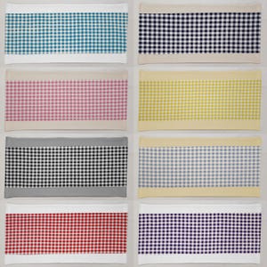 Checked Gingham Terrycloth Bathmat