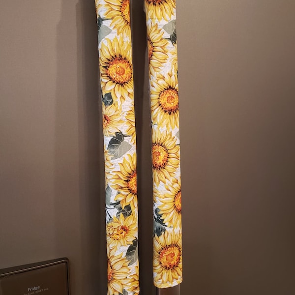 Harvest Sunflowers Refrigerator Oven Dishwasher Handle Covers