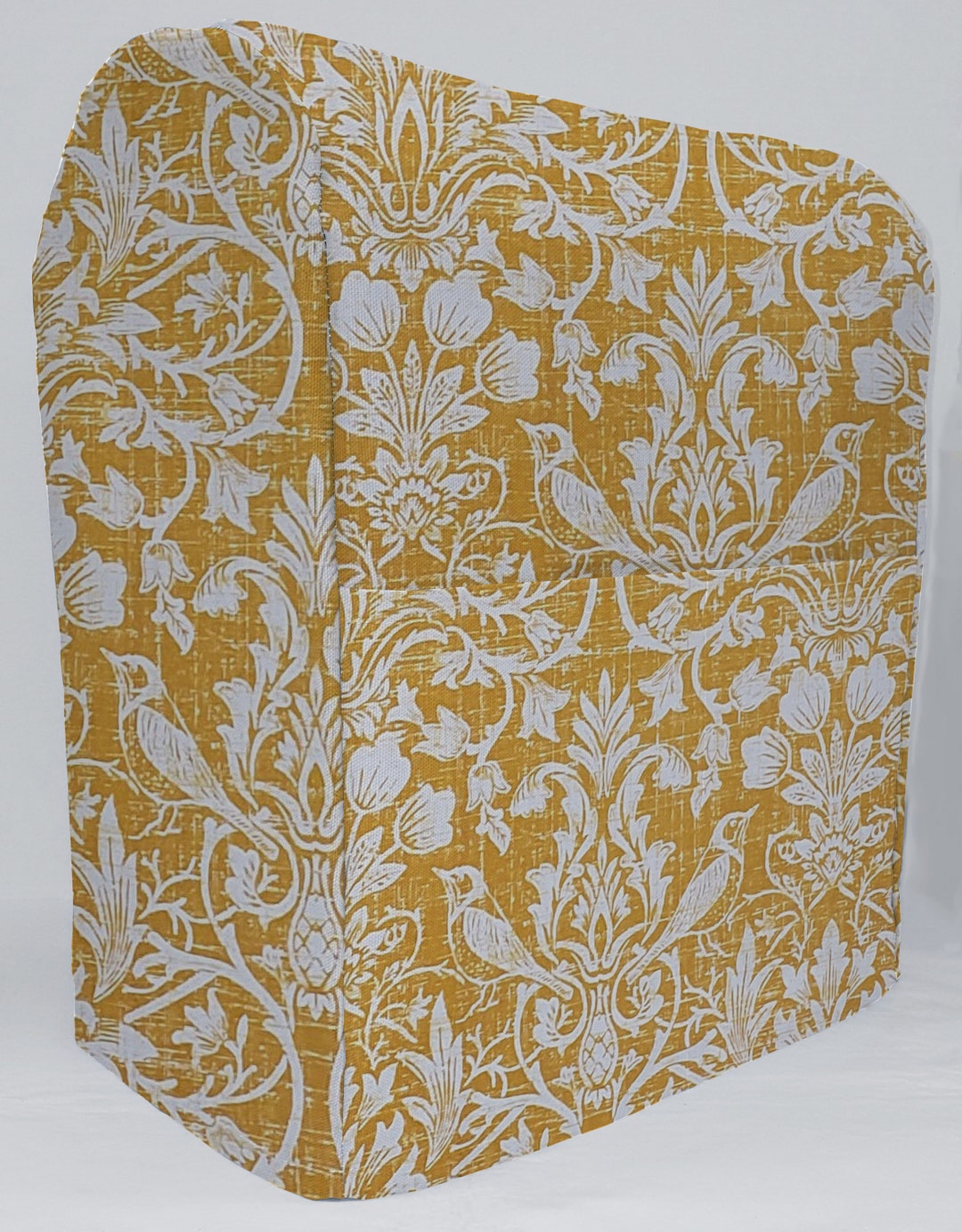 Gold Floral Damask Cover Compatible With Kitchenaid Stand Mixer sizing