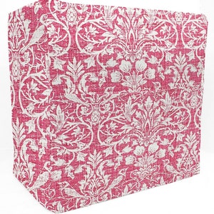 Pink Floral Damask Bread Machine Cover