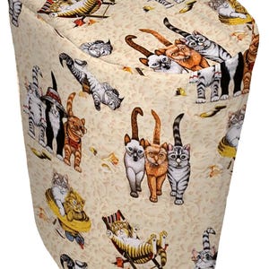 Beach Cats Cover Compatible with Ninja Creami Ice Cream Maker