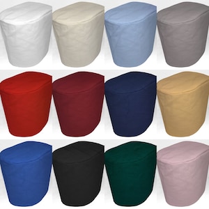 Solid Food Processor Cover (Sizing Chart Located in Item Details) (12 Colors Available)