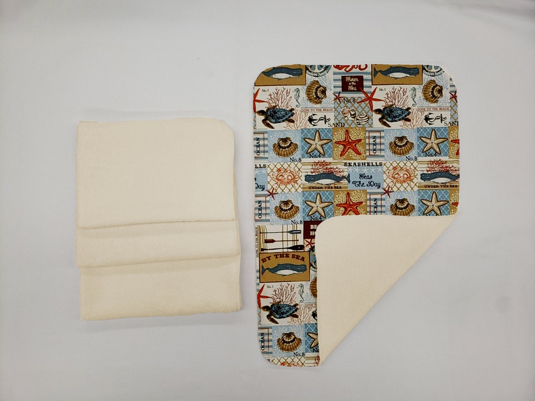 Beach House Hand Towels set of 4 Etsy