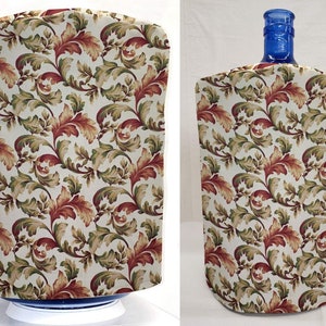 Autumn Fall Floral Leaves Water Bottle Cover for 3 or 5 Gallon Bottles