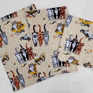 Beach Cats Countertop Protecting Slider Mats