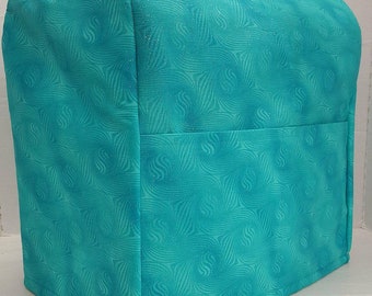 Teal Sparkle Cover Compatible with Kitchenaid Stand Mixer (Sizing Chart Located in Item Details)