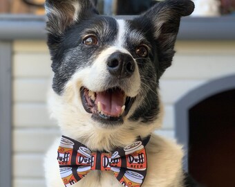 Duff Beer Dog Bowtie / The Simpsons Dog Bowties