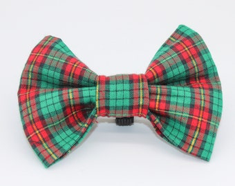 Nœud papillon pour chien tartan / Nœuds papillon pour chien à carreaux / Nœud papillon pour chien de Noël