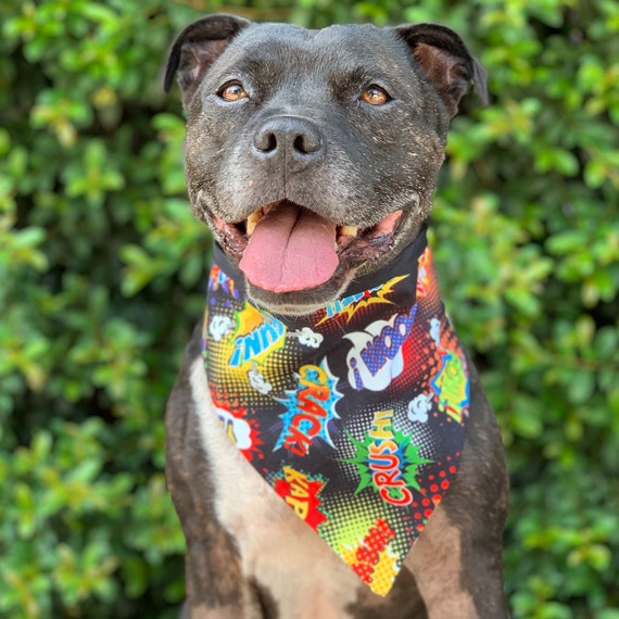 superhero dog bandana