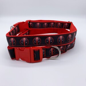 deadpool dog collar