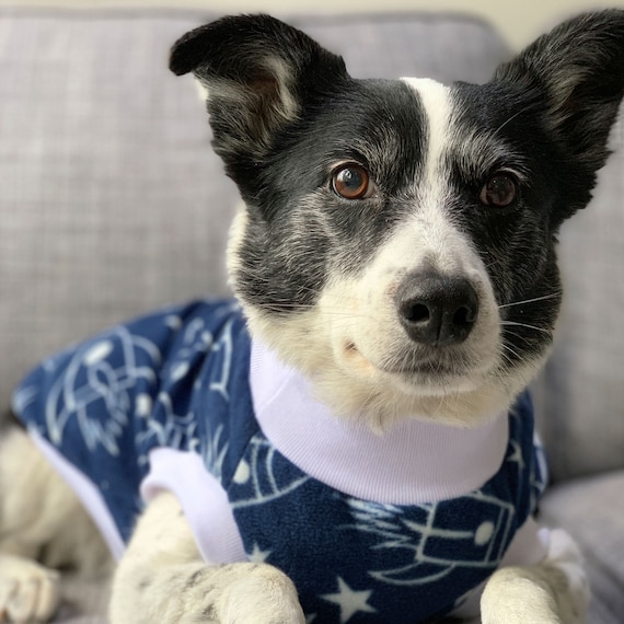 Rocket Dog Turtleneck Rocket Ship Dog Turtleneck Dog Jacket Etsy