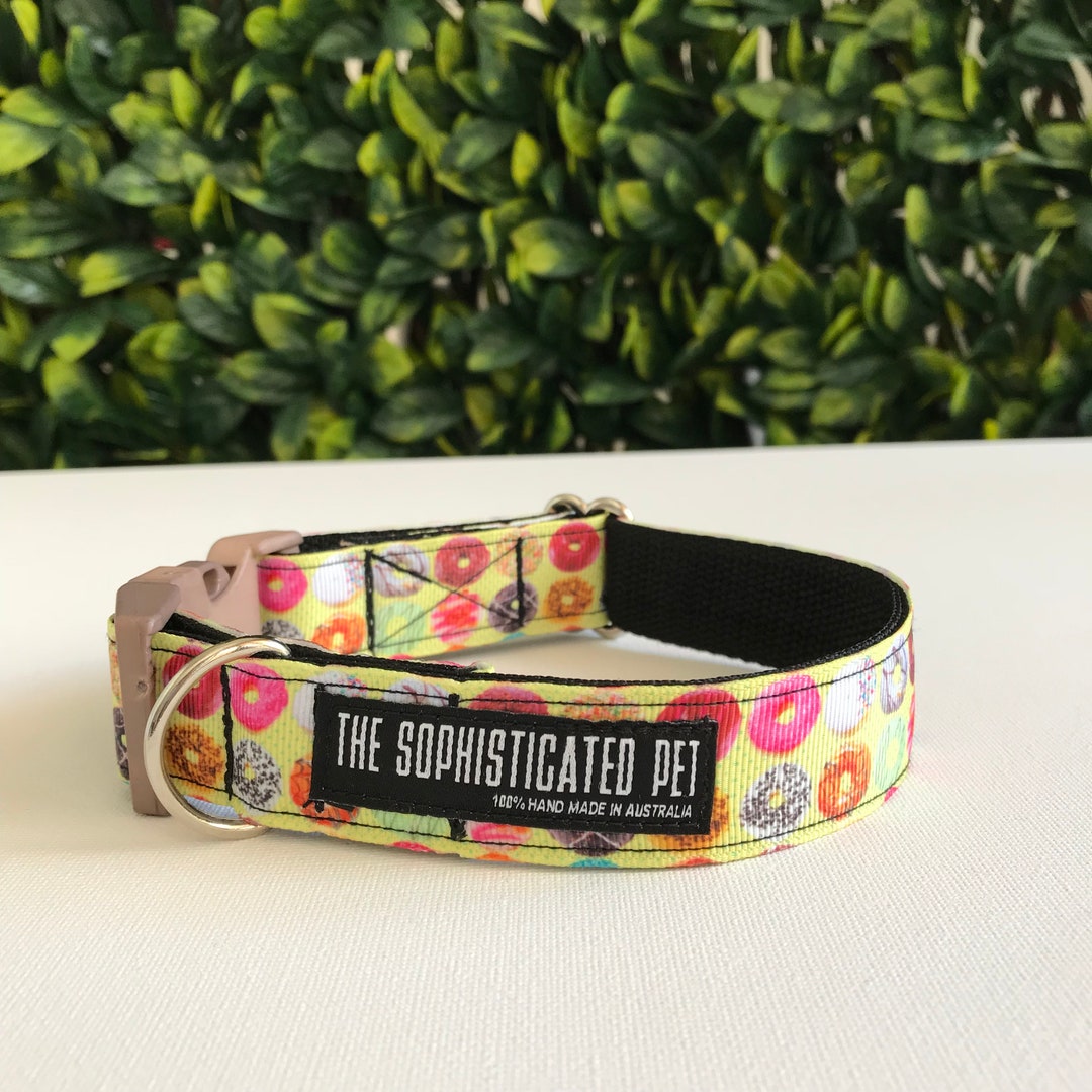 Donuts Dog Collar / Dog Collars Australia / Large Dog Collar Etsy UK