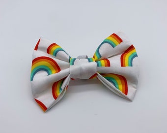 Rainbow Dog Bowtie / Bowties For Dogs