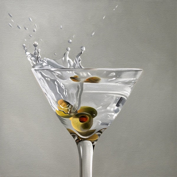 Martini Painting Etsy