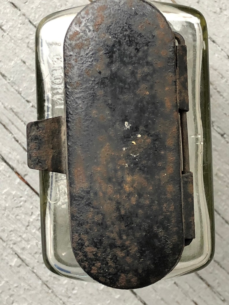 Original F. Collins and Co Glass Mailbox Glass Letter Etsy