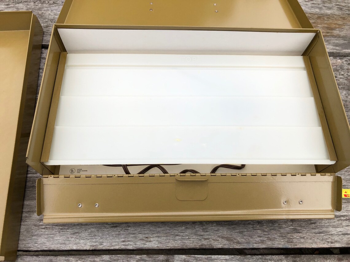 Vintage Sort N File Slide Light Box Photography Art Light Etsy