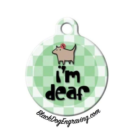 deaf dog id tags