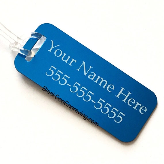 Small Personalized Luggage Bag Tag 