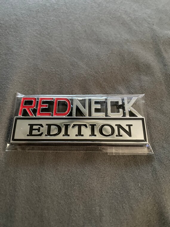 Redneck edition car badges deals