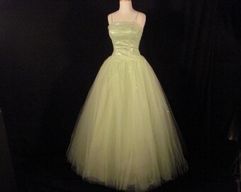 Mint Prom Dress Etsy