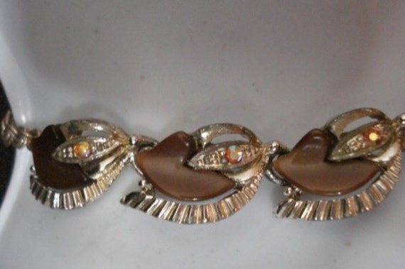 Antique Necklace Vintage 40s 50s Adjustable Chock… - image 3