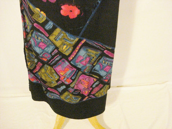 Long Skirt Vintage CM Shades Wearable Art Abstrac… - image 10