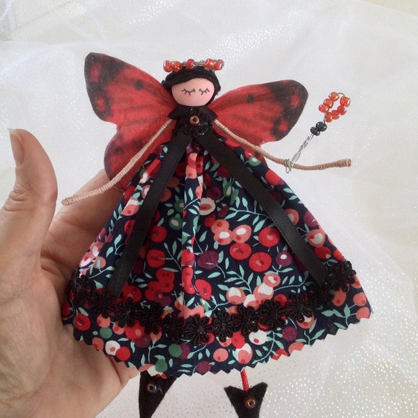 Liberty London Wiltshire Butterfly Fairy - Christmas Decor - Fae Folk - Magical Creatures