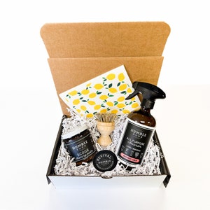 Mothers Day Gift Set for New Mom Shower Gift for New Homeowner Hostess Gift for Non-toxic Cleaning Essentials Gift Set of Cleaning Fanatic