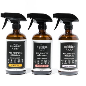 All Purpose Cleaner Gift Set of 3 Essential Oil Cleaner for Non-toxic Home Cleaning products for Kitchen Bathroom cleaner for quartz marble