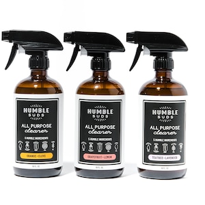 Limpiador multiusos, juego de regalo de 3 limpiadores de aceite esencial para productos de limpieza del hogar no tóxicos para cocina, limpiador de baño para mármol de cuarzo imagen 1