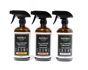 All Purpose Cleaner Gift Set of 3 Essential Oil Cleaner for Non-toxic Home Cleaning products for Kitchen Bathroom cleaner for quartz marble