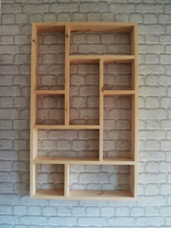 Hand Crafted Nine Compartment Pigeon Hole Shelf Unit Etsy