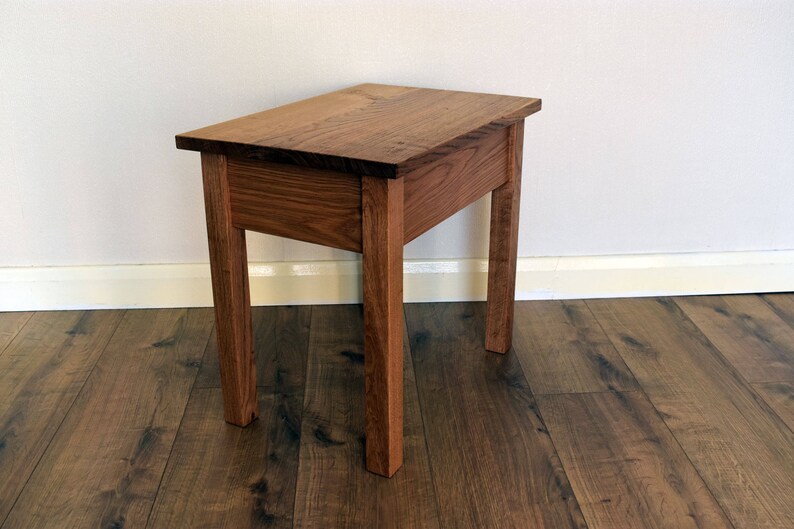 Oak Side Table End Chair Small Image 0