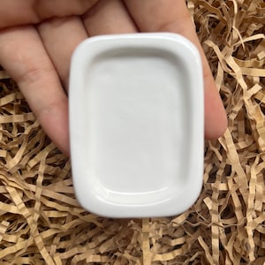 Handmade Mini Ceramic Watercolor Palette: Travel Size