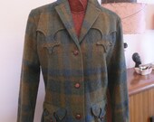1950s 1960s - TREGO Western Wear jacket - Rockabilly Girl Size Small-Medium