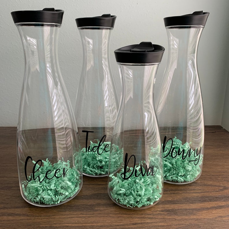 LAUNDRY SUPPLY BOTTLES Fabric Softener Bottle Laundry Etsy